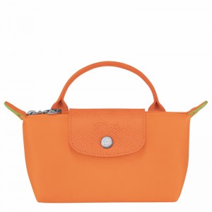 Pouches Longchamp Le Pliage Green Feminino Laranja Brasil | 34175919P54