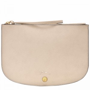 Pouches Longchamp ÉPURE Feminino Branco Brasil | 10250HYZ555