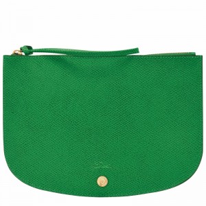 Pouches Longchamp ÉPURE Feminino Verdes Brasil | 10250HYZ129