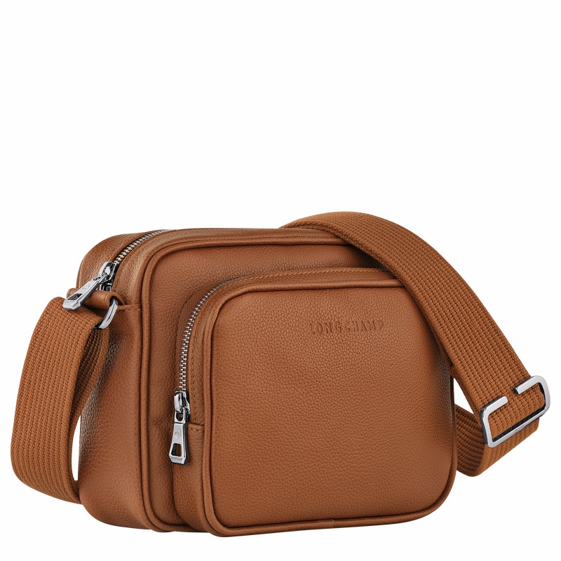 Bolsa Balde Longchamp Le FOULONNÉ S Masculino Caramel Brasil | 20043021F72