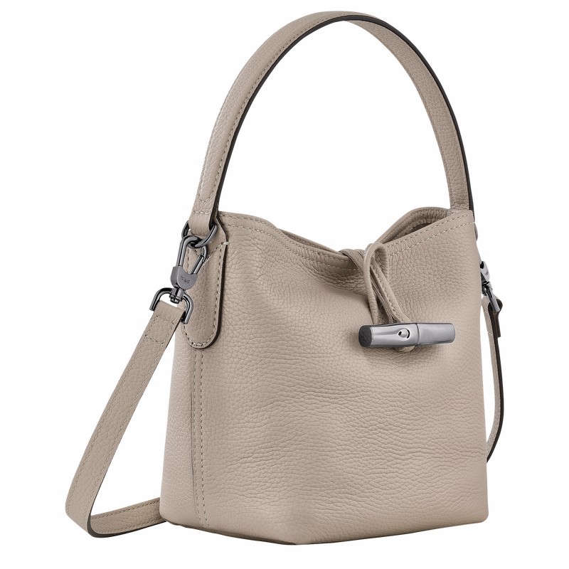 Bolsa Balde Longchamp Le Roseau Essential XS Feminino Cinzentas Brasil | 10159968266