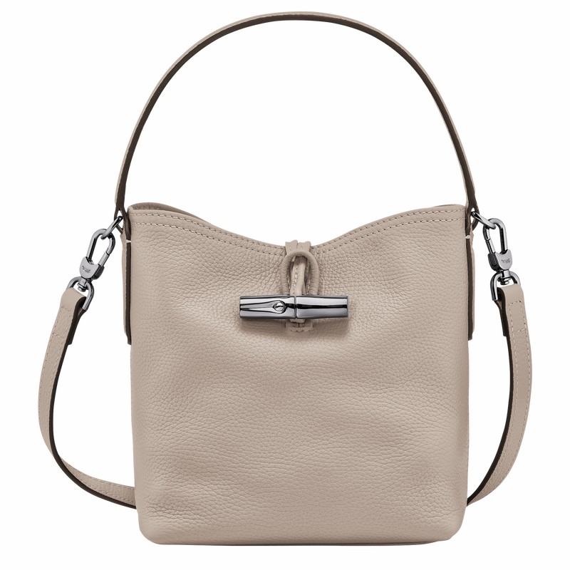 Bolsa Balde Longchamp Le Roseau Essential XS Feminino Cinzentas Brasil | 10159968266