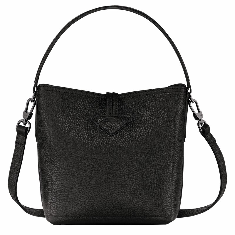 Bolsa Balde Longchamp Le Roseau Essential XS Feminino Pretas Brasil | 10159968001