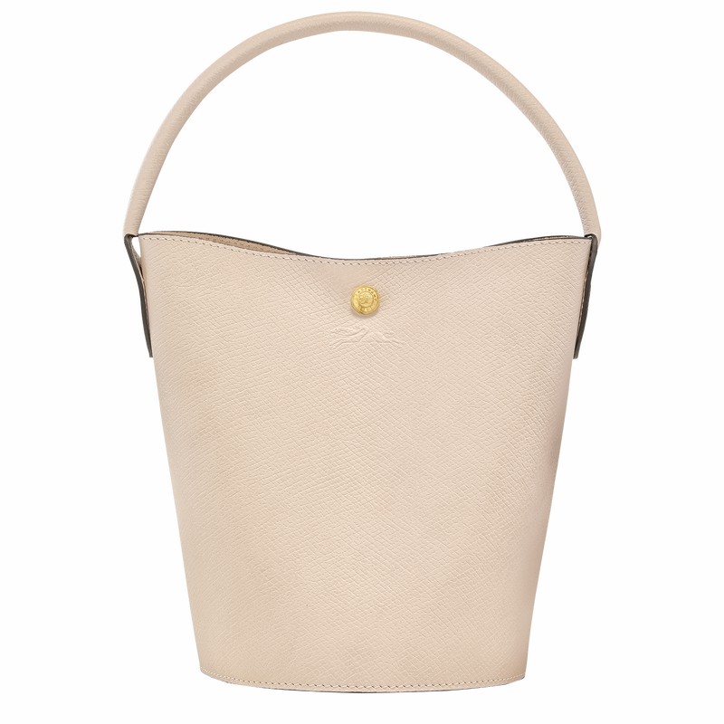 Bolsa Balde Longchamp ÉPURE S Feminino Branco Brasil | 10161HYZ555