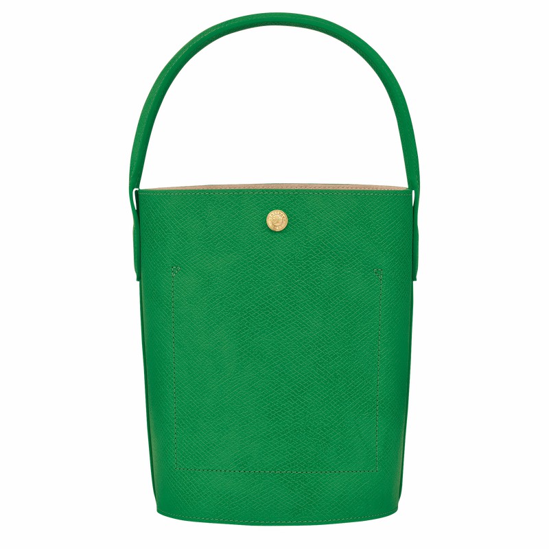 Bolsa Balde Longchamp ÉPURE S Feminino Verdes Brasil | 10161HYZ129