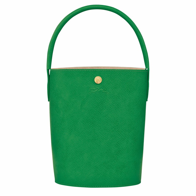 Bolsa Balde Longchamp ÉPURE S Feminino Verdes Brasil | 10161HYZ129