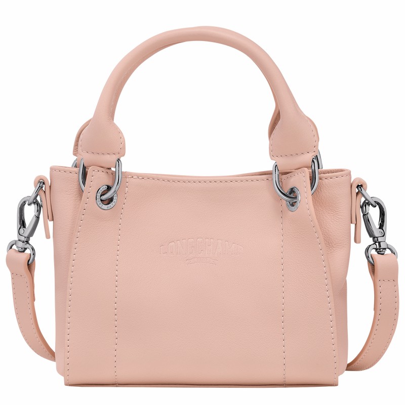 Bolsa de Mão Longchamp 3D XS Feminino Bege Brasil | 10254HFA542