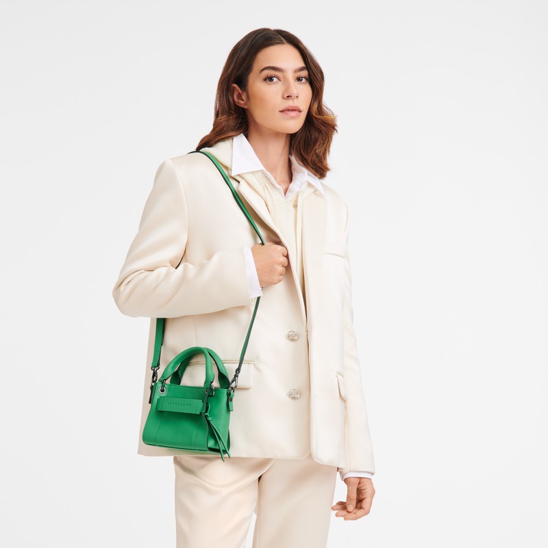 Bolsa de Mão Longchamp 3D XS Feminino Verdes Brasil | 10254HCV129