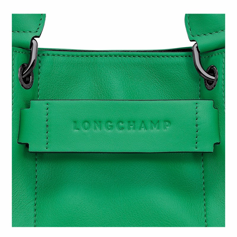 Bolsa de Mão Longchamp 3D XS Feminino Verdes Brasil | 10254HCV129