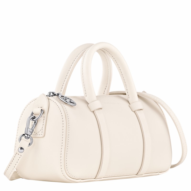 Bolsa de Mão Longchamp Daylong S Feminino Branco Brasil | 10270HFK037