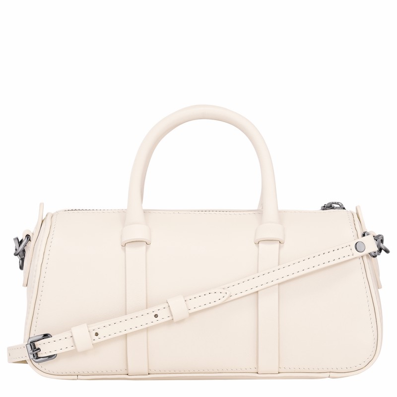 Bolsa de Mão Longchamp Daylong S Feminino Branco Brasil | 10270HFK037