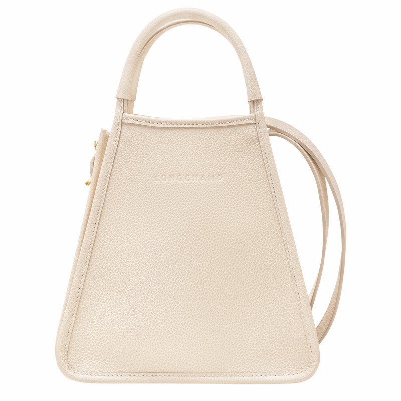 Bolsa de Mão Longchamp Le FOULONNÉ S Feminino Branco Brasil | 10233021555