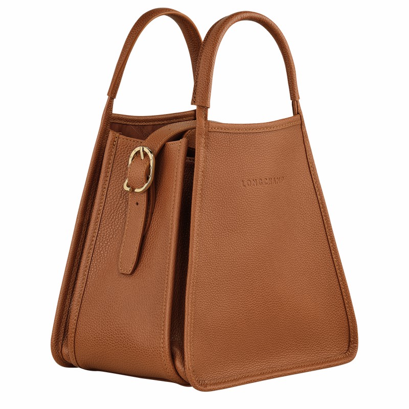 Bolsa de Mão Longchamp Le FOULONNÉ S Feminino Caramel Brasil | 10233021121