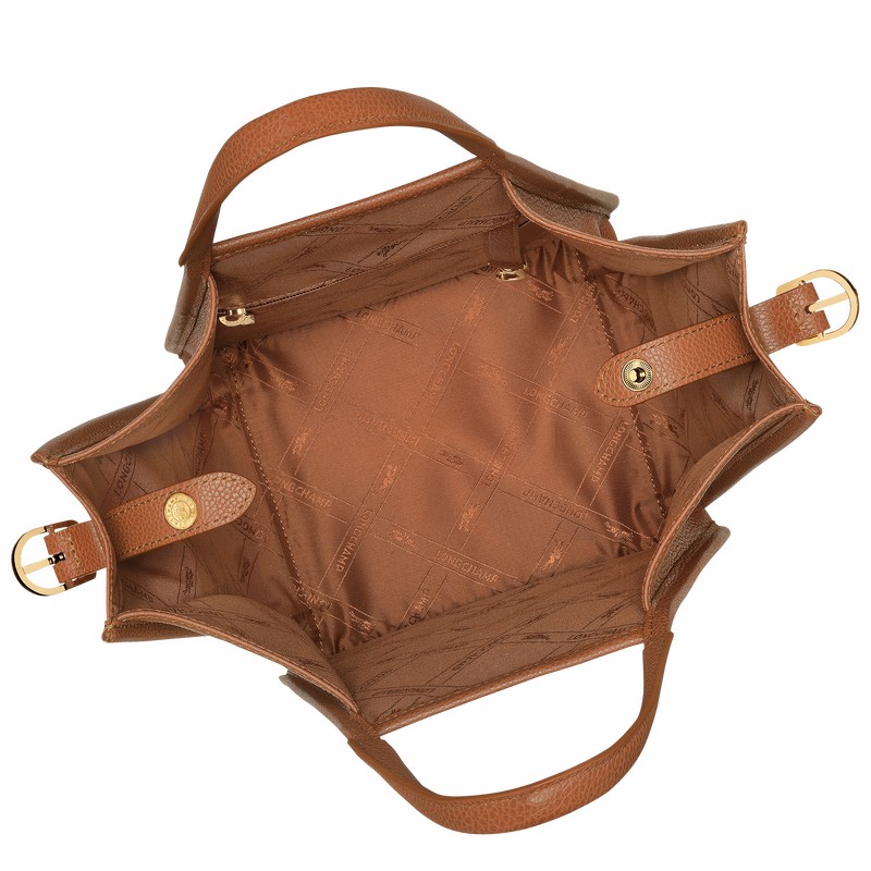 Bolsa de Mão Longchamp Le FOULONNÉ S Feminino Caramel Brasil | 10233021121