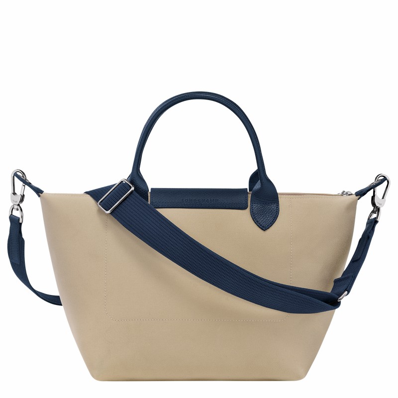 Bolsa de Mão Longchamp Le Pliage Collection S Feminino Bege Brasil | L1512HFG005