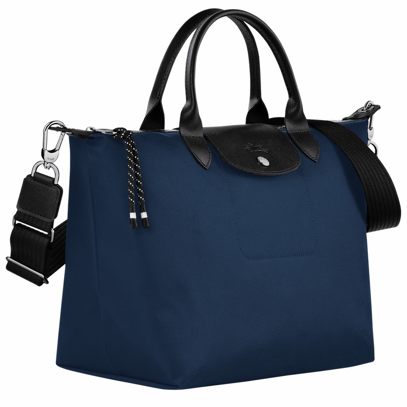 Bolsa de Mão Longchamp Le Pliage Energy L Feminino Azul Marinho Brasil | L1515HSR006