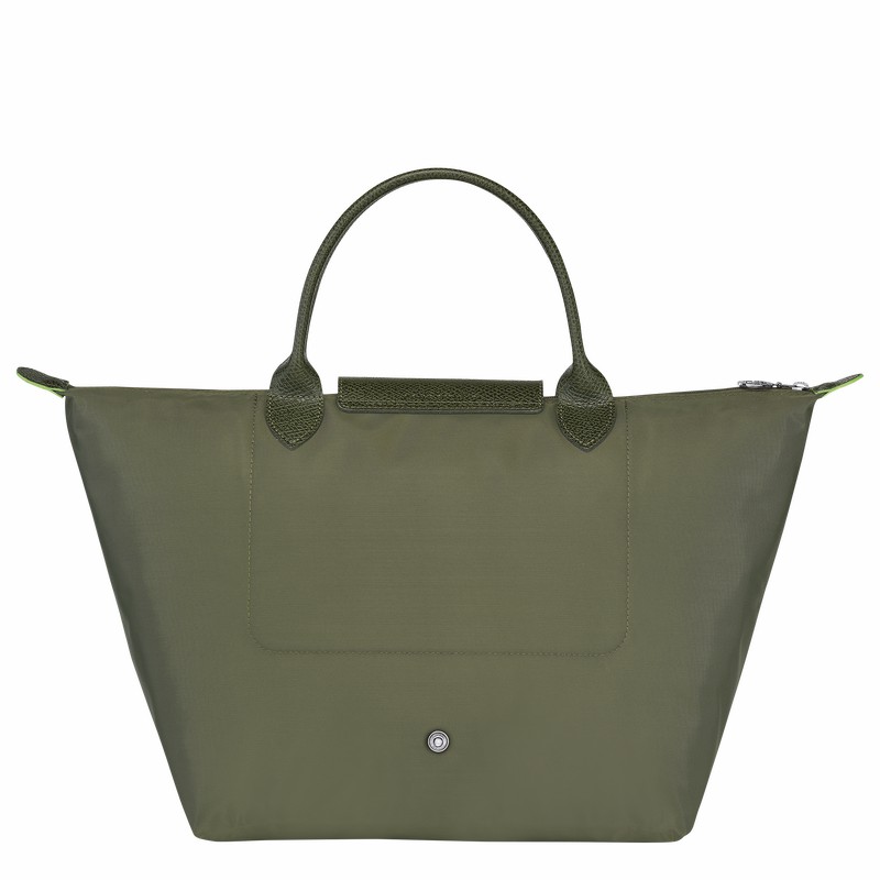 Bolsa de Mão Longchamp Le Pliage Green M Feminino Verdes Brasil | L1623919479