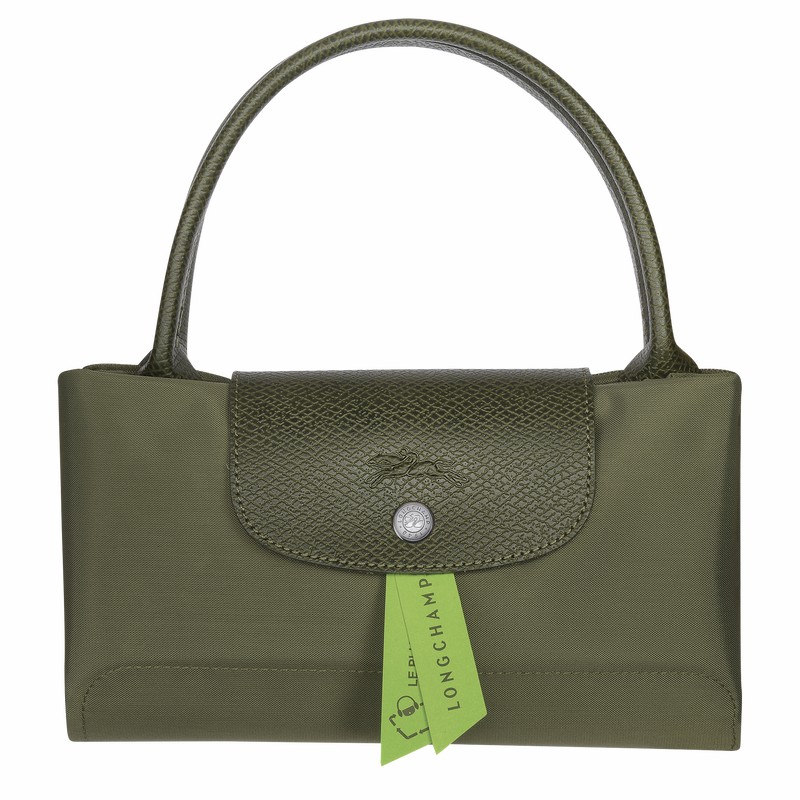 Bolsa de Mão Longchamp Le Pliage Green M Feminino Verdes Brasil | L1623919479