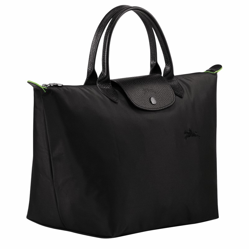 Bolsa de Mão Longchamp Le Pliage Green M Feminino Pretas Brasil | L1623919001