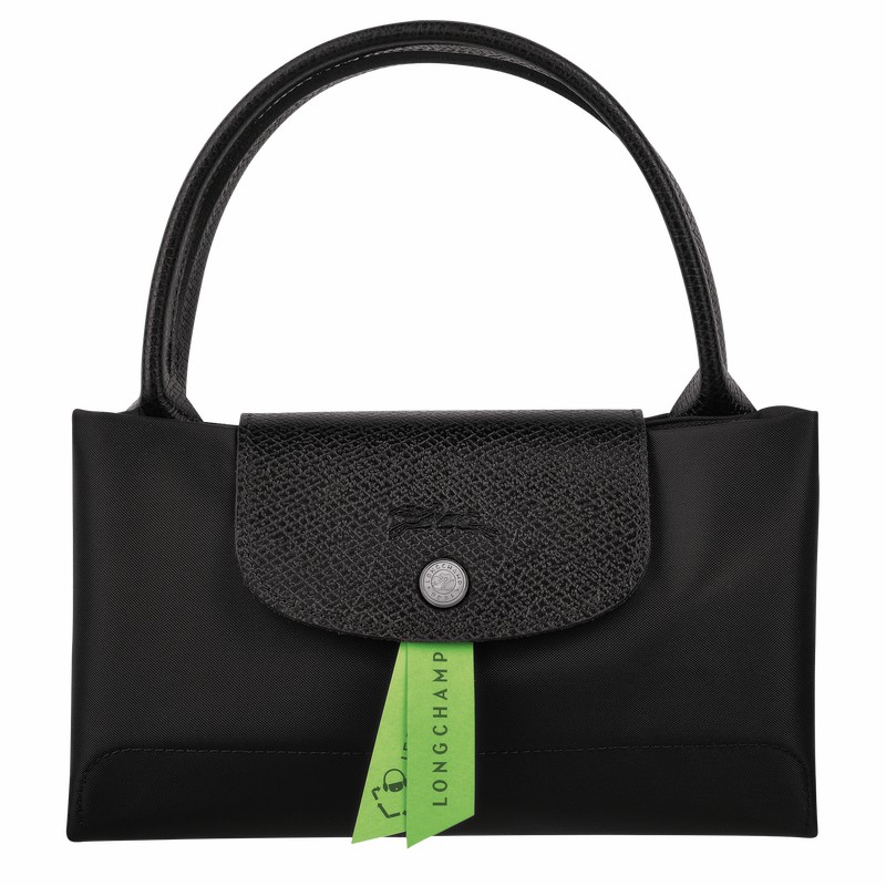 Bolsa de Mão Longchamp Le Pliage Green M Feminino Pretas Brasil | L1623919001