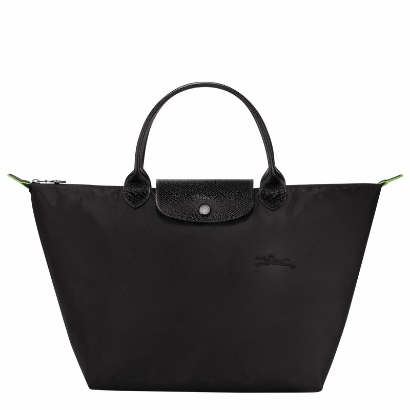 Bolsa de Mão Longchamp Le Pliage Green M Feminino Pretas Brasil | L1623919001