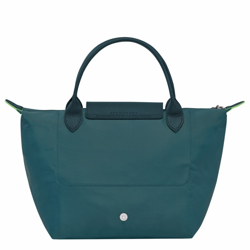 Bolsa de Mão Longchamp Le Pliage Green S Feminino Azul Claro Brasil | L1621919P89