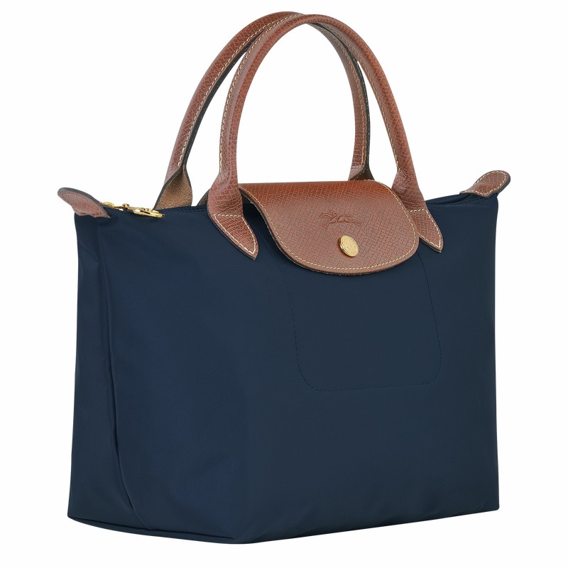 Bolsa de Mão Longchamp Le Pliage Original S Feminino Azul Marinho Brasil | L1621089P68