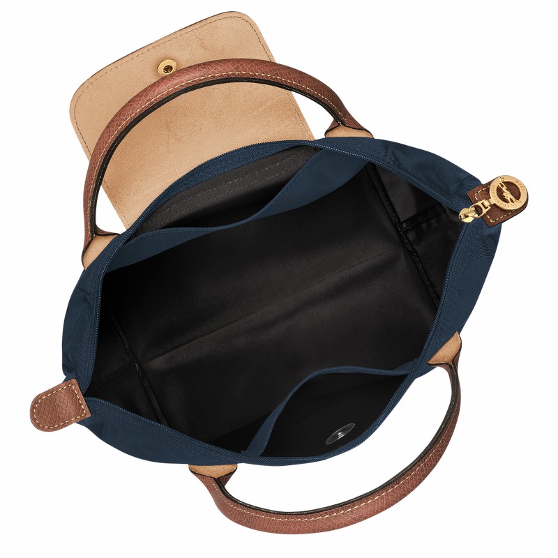 Bolsa de Mão Longchamp Le Pliage Original S Feminino Azul Marinho Brasil | L1621089P68