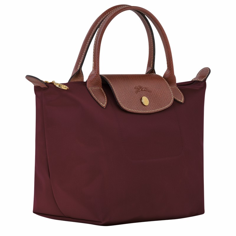 Bolsa de Mão Longchamp Le Pliage Original S Feminino Bordeaux Brasil | L1621089P87