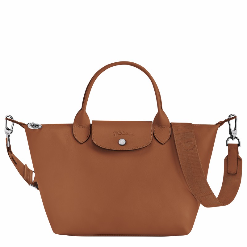 Bolsa de Mão Longchamp Le Pliage Xtra S Feminino Marrom Brasil | L1512987504