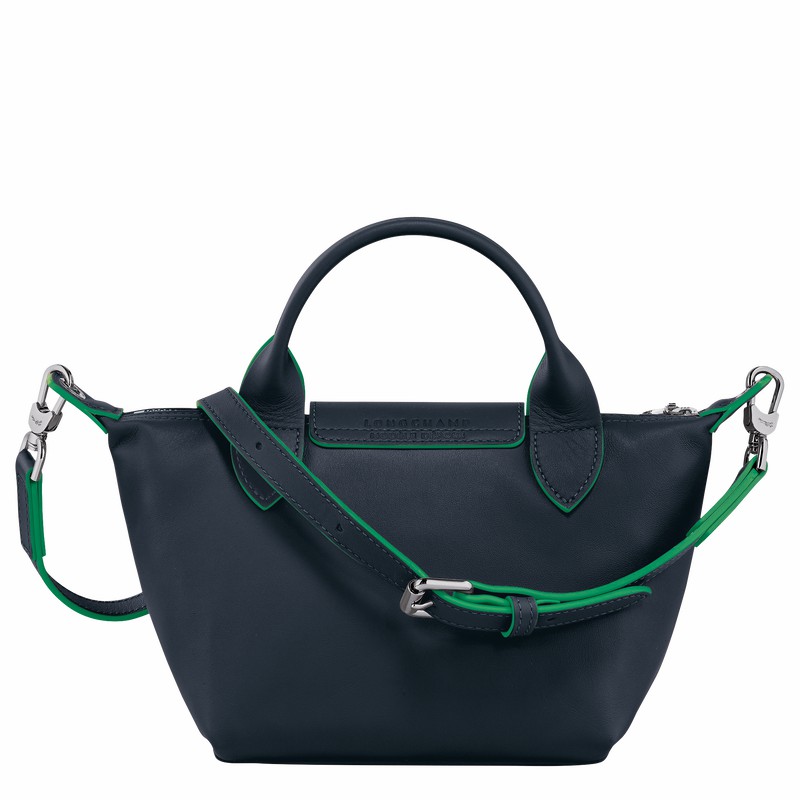 Bolsa de Mão Longchamp Le Pliage Xtra XS Feminino Azul Marinho Brasil | L1500HEY556