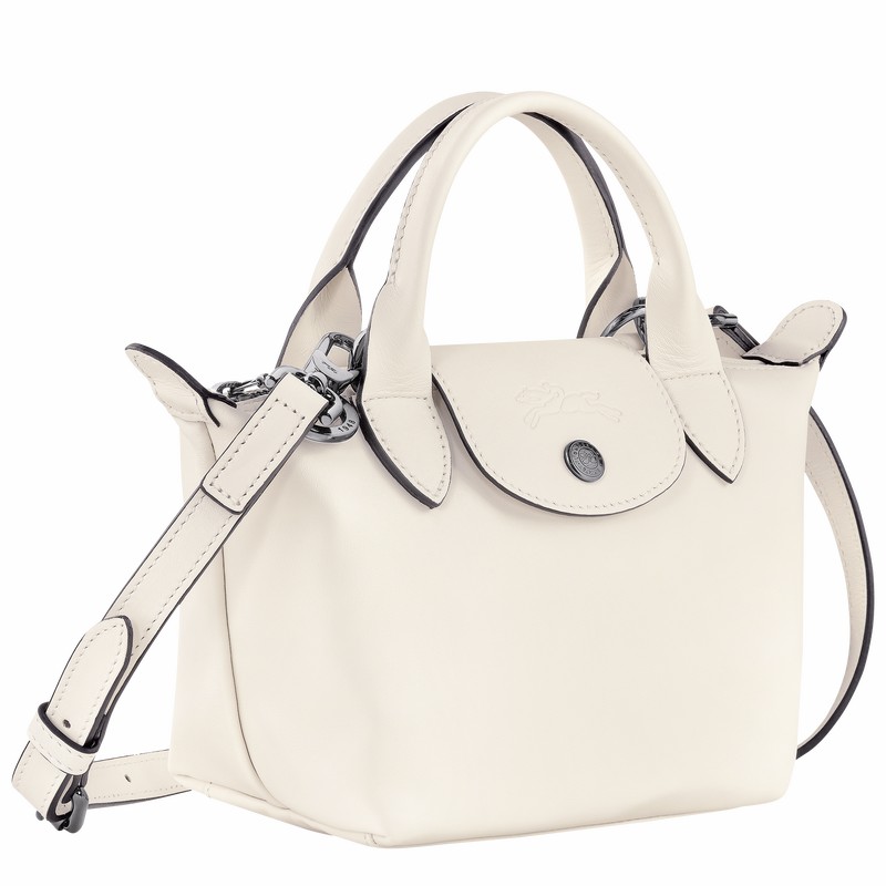 Bolsa de Mão Longchamp Le Pliage Xtra XS Feminino Branco Brasil | L1500987037