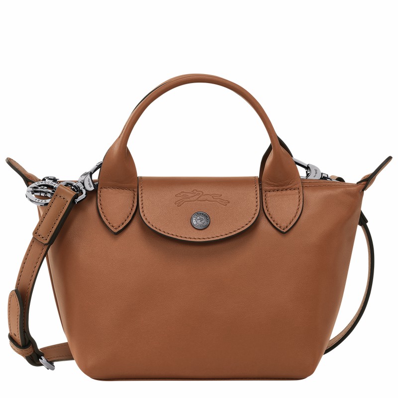 Bolsa de Mão Longchamp Le Pliage Xtra XS Feminino Marrom Brasil | L1500987504