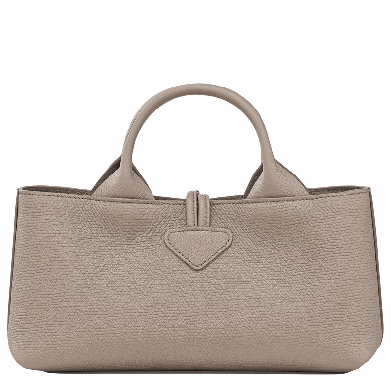 Bolsa de Mão Longchamp Le Roseau S Feminino Cinzentas Brasil | 10280HFP266