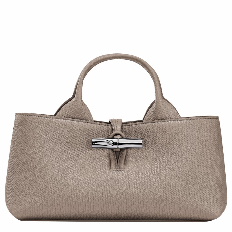 Bolsa de Mão Longchamp Le Roseau S Feminino Cinzentas Brasil | 10280HFP266