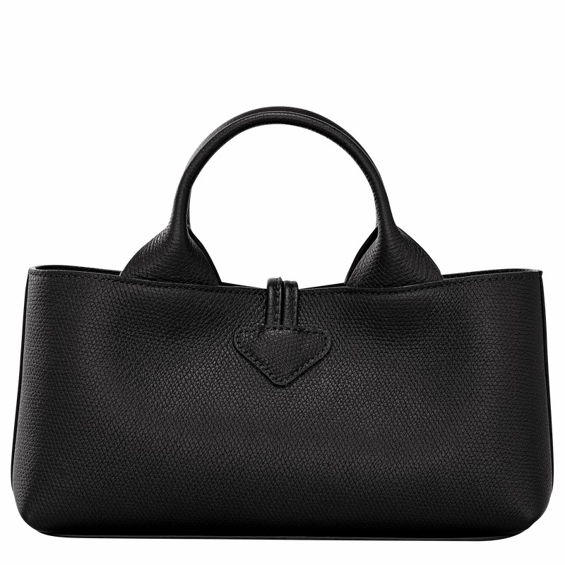 Bolsa de Mão Longchamp Le Roseau S Feminino Pretas Brasil | 10280HFP001