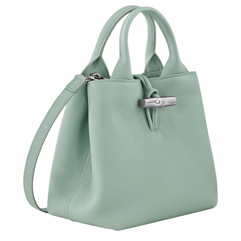 Bolsa de Mão Longchamp Le Roseau S Feminino Celadon Brasil | 10273HFP282