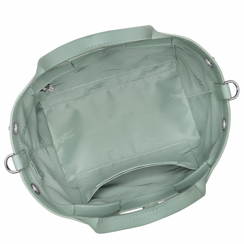 Bolsa de Mão Longchamp Le Roseau S Feminino Celadon Brasil | 10273HFP282