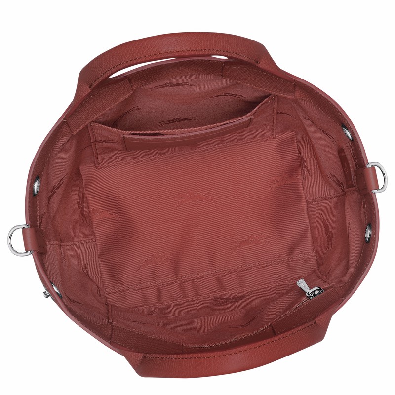 Bolsa de Mão Longchamp Le Roseau S Feminino Marrom Brasil | 10273HFP404