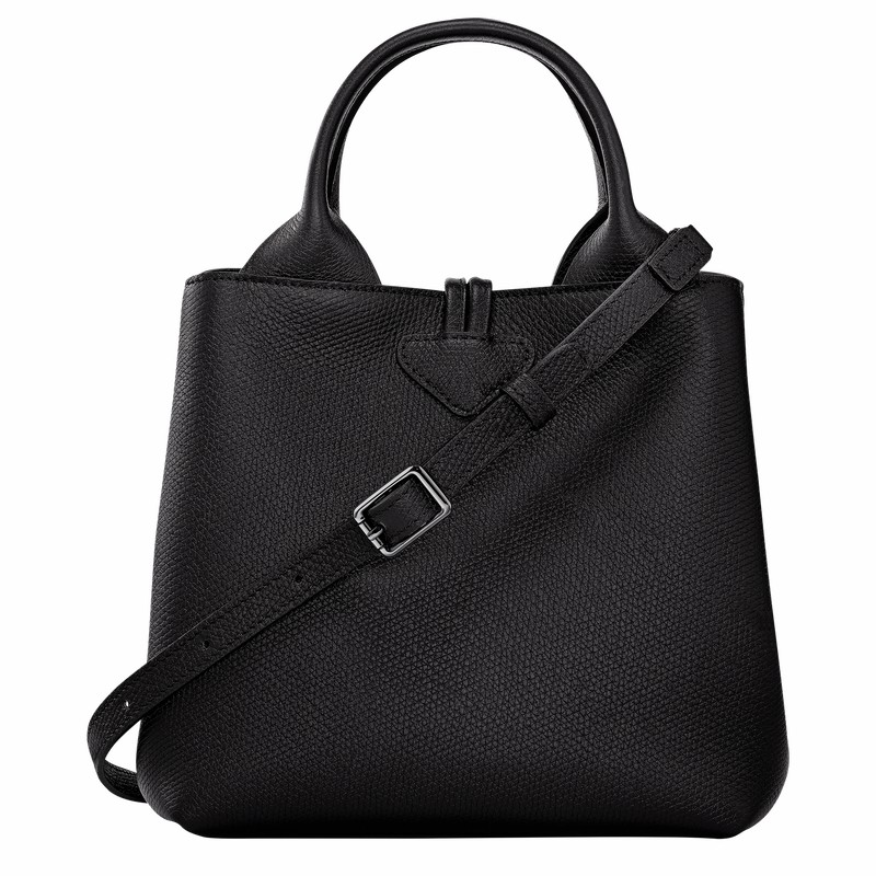 Bolsa de Mão Longchamp Le Roseau S Feminino Pretas Brasil | 10273HFP001