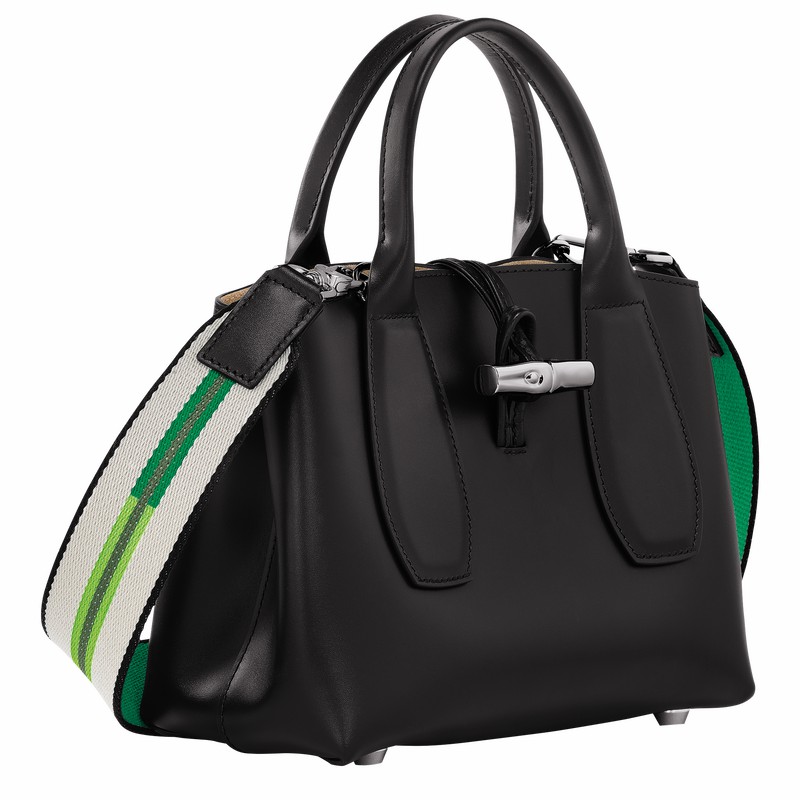 Bolsa de Mão Longchamp Le Roseau S Feminino Pretas Brasil | 10095HCN001