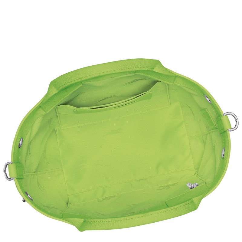 Bolsa de Mão Longchamp Le Roseau S Feminino Verdes Brasil | 10273HFP355