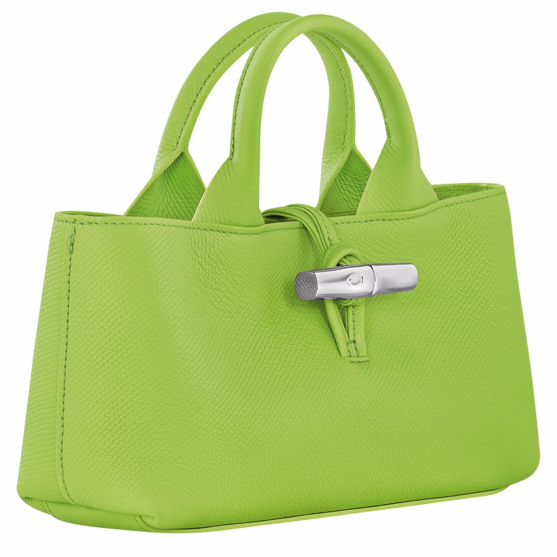 Bolsa de Mão Longchamp Le Roseau S Feminino Verdes Brasil | 10280HFP355