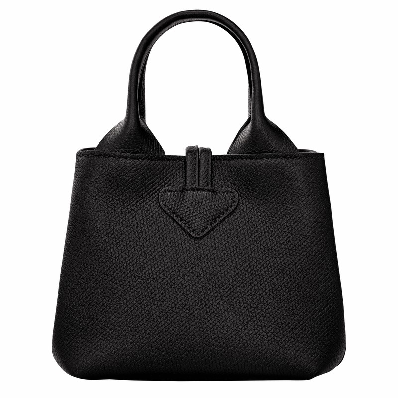 Bolsa de Mão Longchamp Le Roseau XS Feminino Pretas Brasil | 10278HFP001