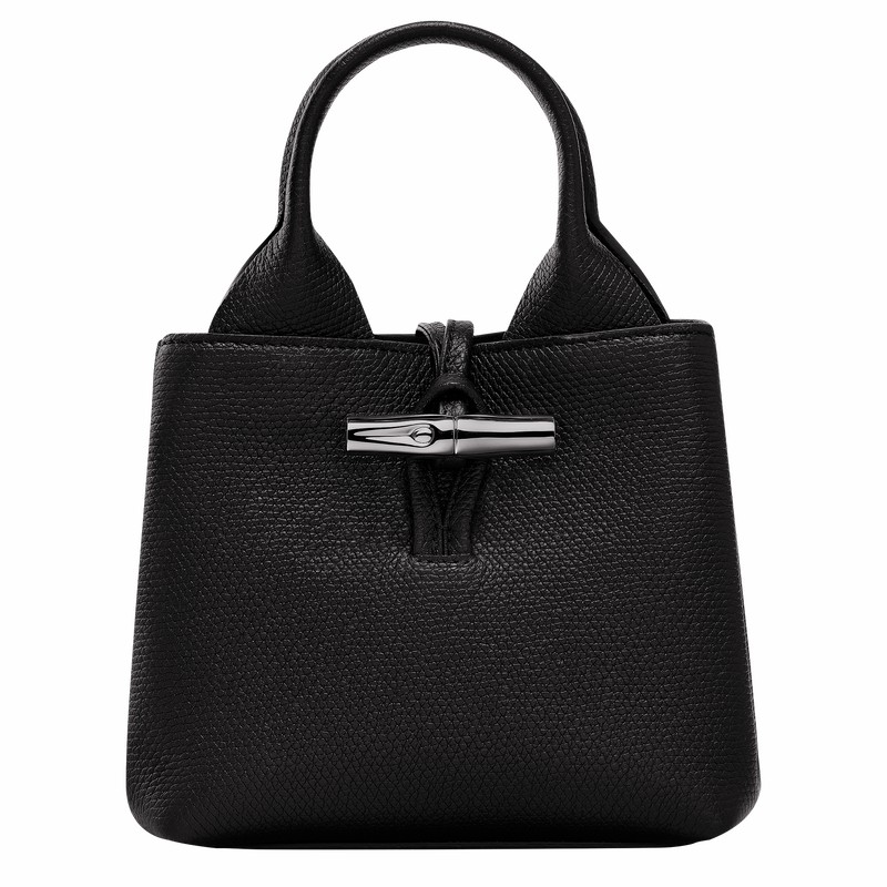 Bolsa de Mão Longchamp Le Roseau XS Feminino Pretas Brasil | 10278HFP001