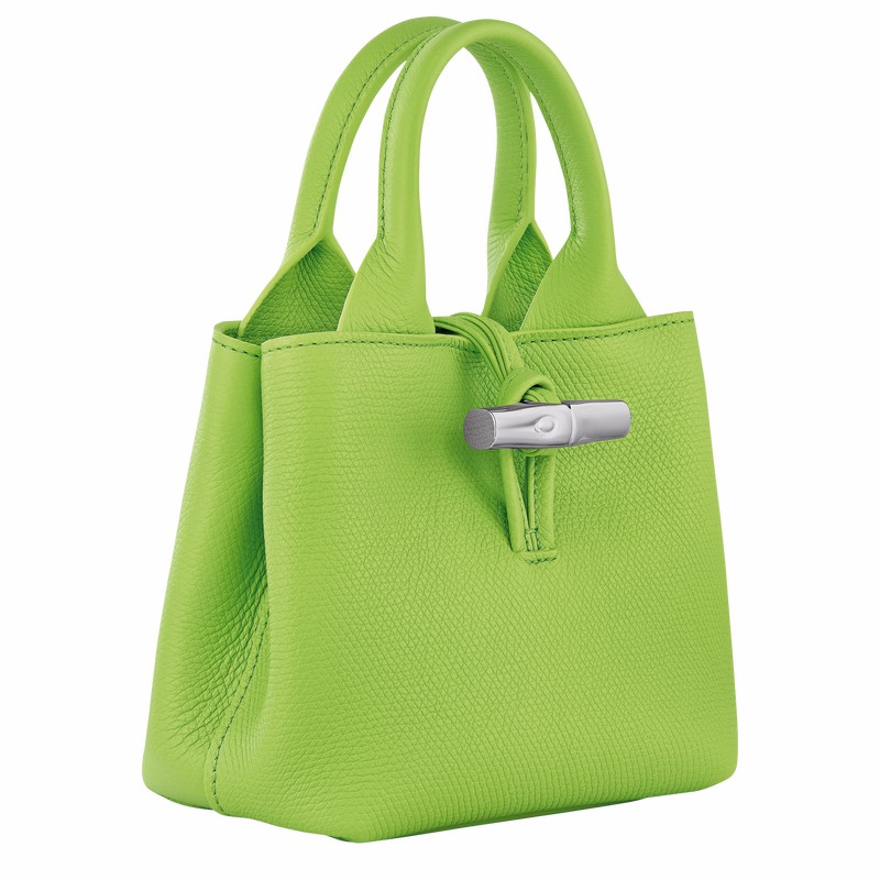 Bolsa de Mão Longchamp Le Roseau XS Feminino Verdes Brasil | 10278HFP355