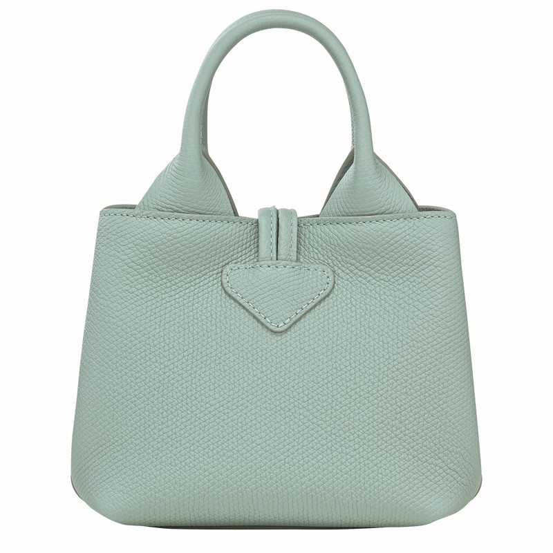 Bolsa de Mão Longchamp Le Roseau XS Feminino Celadon Brasil | 10278HFP282