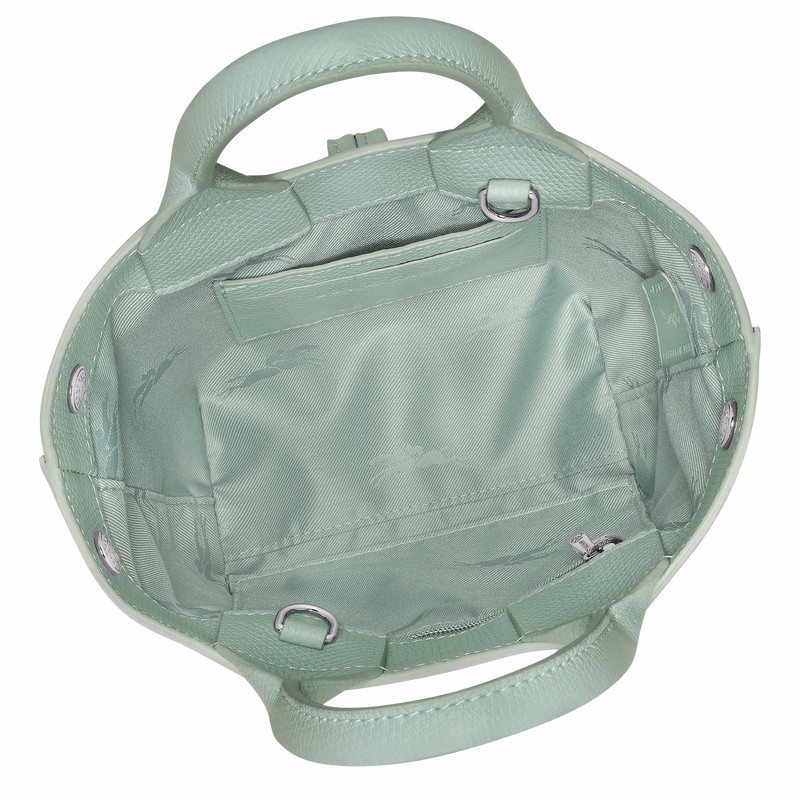 Bolsa de Mão Longchamp Le Roseau XS Feminino Celadon Brasil | 10278HFP282