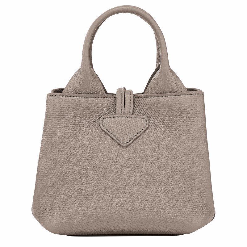 Bolsa de Mão Longchamp Le Roseau XS Feminino Cinzentas Brasil | 10278HFP266