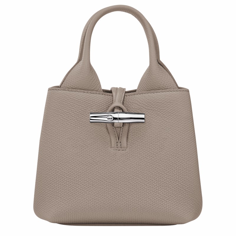 Bolsa de Mão Longchamp Le Roseau XS Feminino Cinzentas Brasil | 10278HFP266